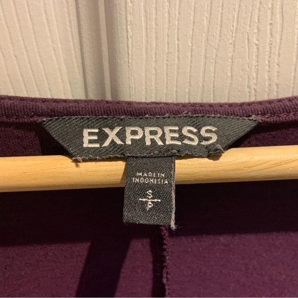 Express Purple T -Shirt Dress - Picture 3 of 3